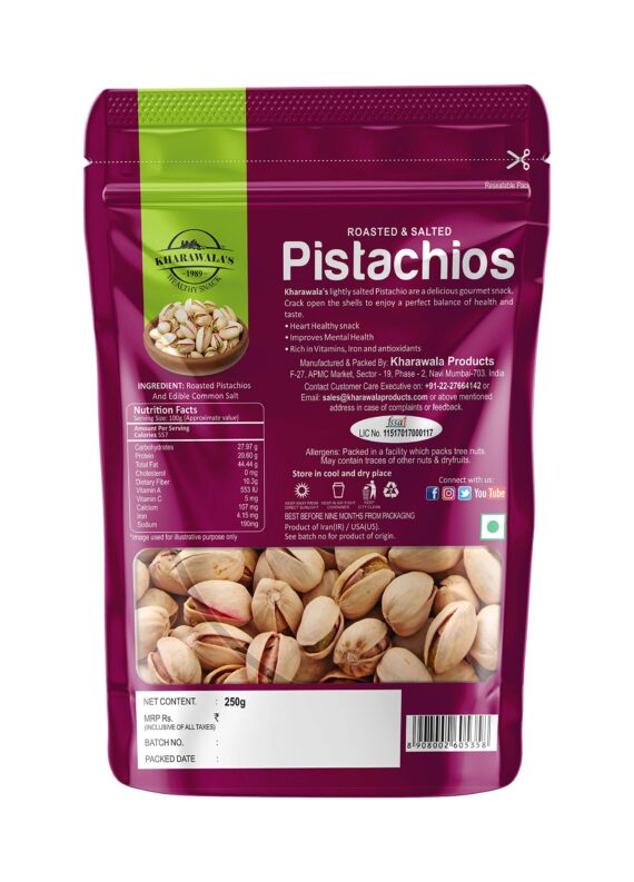 Healthy Snack Salted Pista 250g
